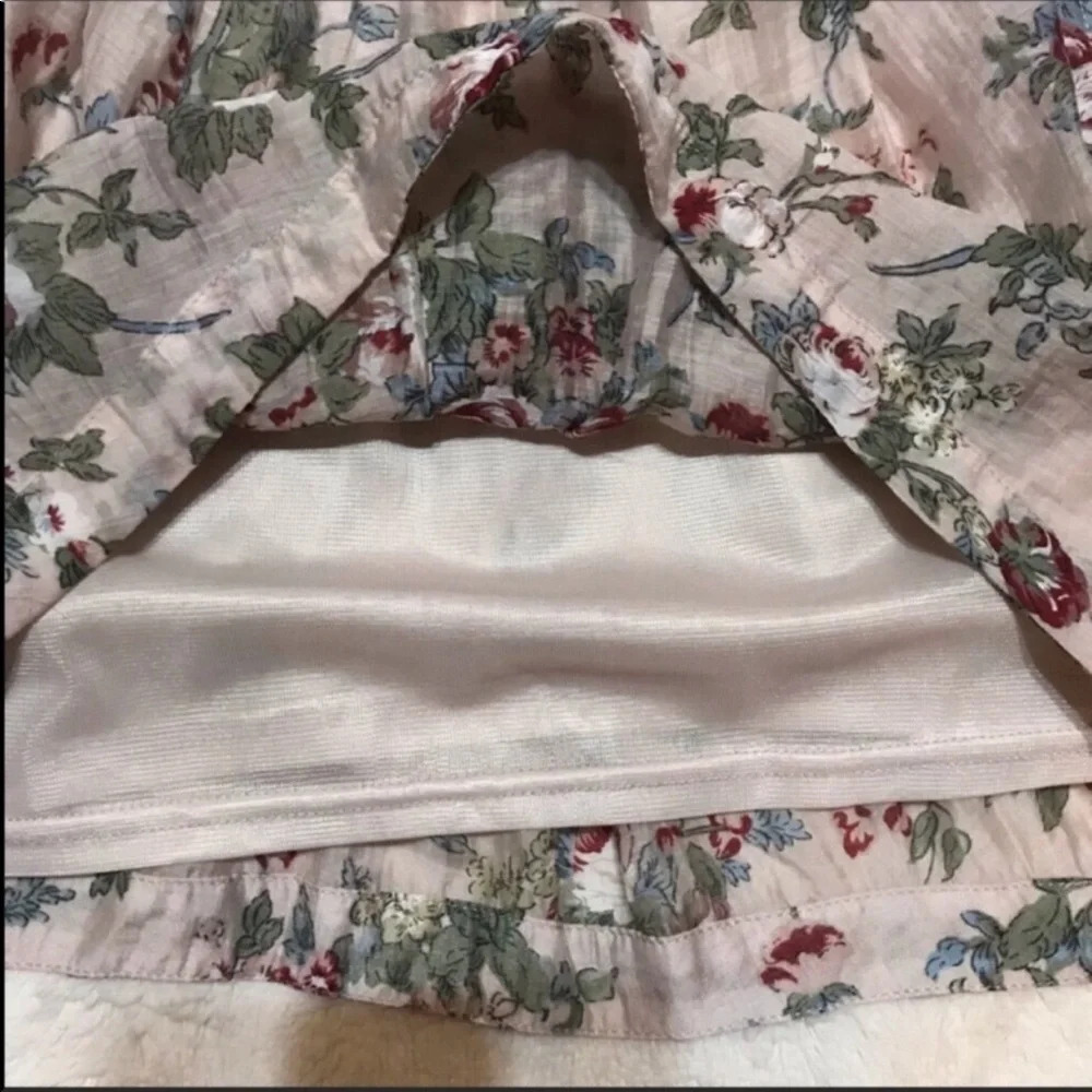 Strapless Floral Dress Size M Style 3380HAU - Picture 7 of 10